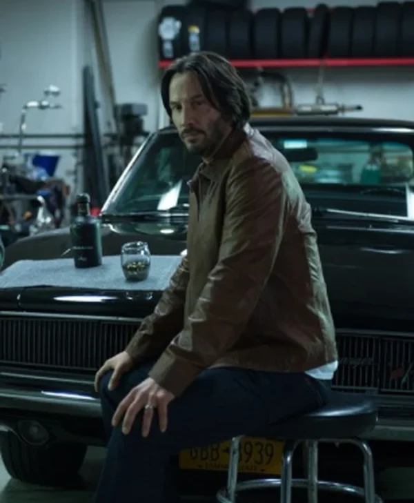 John Wick Brown Leather Jacket