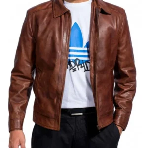 John Wick Brown Leather Jacket Main