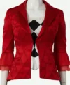 Joker Harley Quinn Red Blazer Front