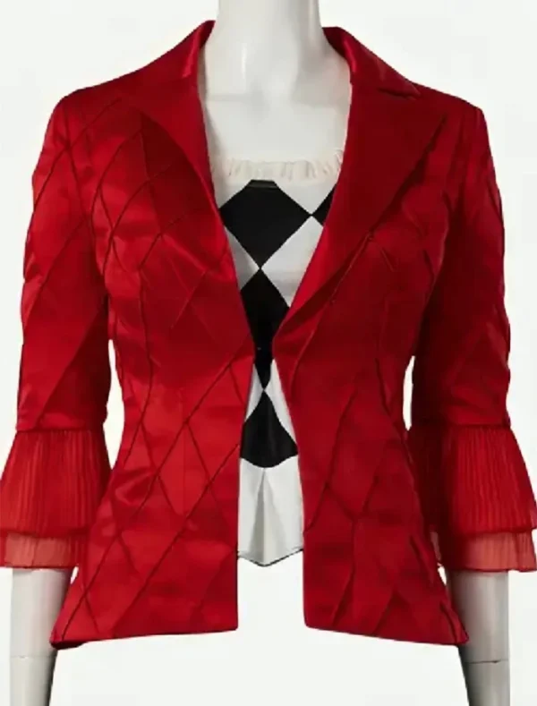 Joker Harley Quinn Red Blazer Front