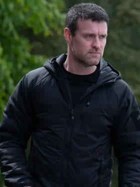 Jonas Armstrong After the Flood S01 Black Hooded Jacket