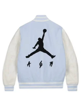 Jordan J Balvin Varsity Jacket Back