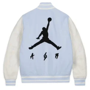 Jordan J Balvin Varsity Jacket Back