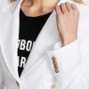 Josslyn Mistresses S04 Jes Macallan Ivory Blazer For Women 