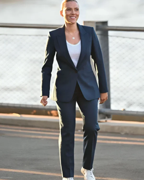 Jurassic World Rebirth Scarlett Johansson Blue Suit For Sale