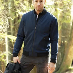 Justin Hartley Tracker Blue Jacket