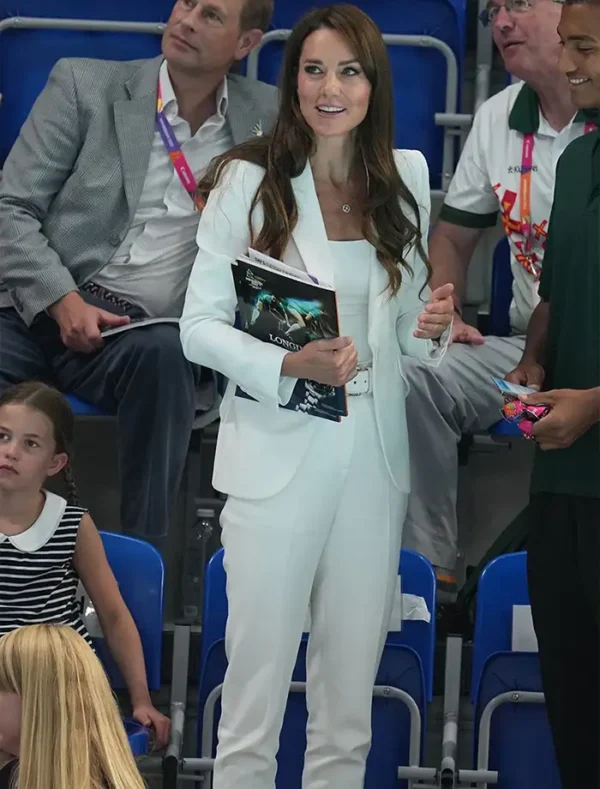 Kate Middleton White Suit