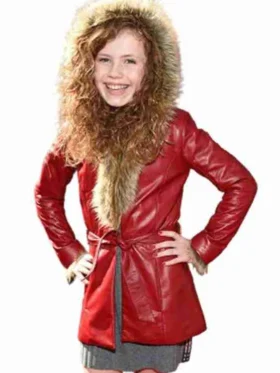 Kate Pierce The Christmas Chronicles 2 Red Parka Coat For Sale