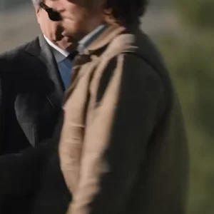 Kayce Dutton Suede Leather Jacket Front