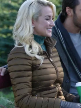 Kellie Pickler The Mistletoe Secret Brown Jacket For Sale