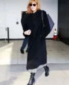 Kelly Reilly Wool Black Coat For Sale