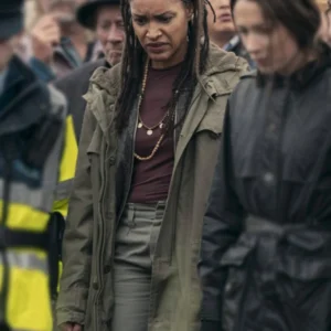 Kerri McLean Bodkin S01 Green Cotton Jacket For Sale