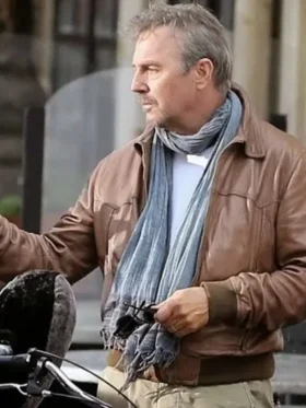 Kevin Costner 3 Days to Kill Brown Jacket