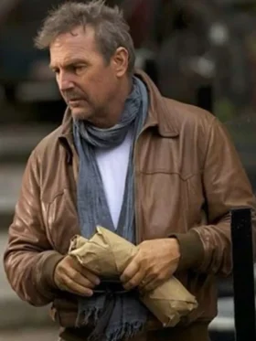Kevin Costner 3 Days to Kill Brown Jacket For Sale