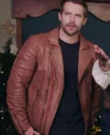 Kyle Pryor Christmas At Plumhill Manor Brown Jacket Biker
