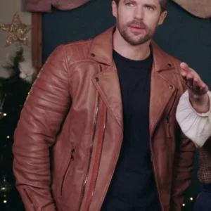 Kyle Pryor Christmas At Plumhill Manor Brown Jacket Biker