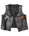 LA Knight Yeah WWE Mens Black Replica Vest Front