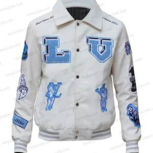 LV Multi Patches Mixed Leather Varsity Blouson Main