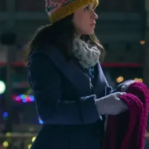 Lacey Chabert Hot Frosty Coat For Women