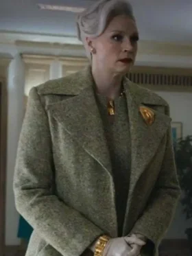 Larissa Weems Wednesday Green Coat