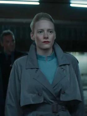 Laura Birn The Crow Grey Trench Coat