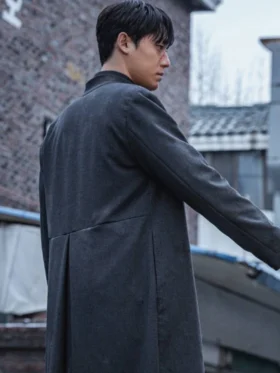 Lee Eun hyeok Sweet Home Black Wool Coat For Sale 1