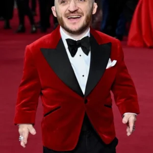 Leigh Gill Joker Folie a Deux Red Blazer