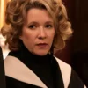 Linda Emond Only Murders In The Building Striped Coat