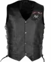 Lone Wolf Biker Leather Vest