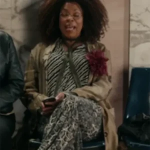 Lorraine Toussaint The Equalizer S04 Brown Long Coat