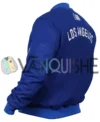 Los Angeles Dodgers Bomber Jacket left back
