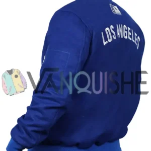 Los Angeles Dodgers Bomber Jacket left back