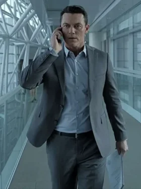 Luke Evans Crisis Grey Suit