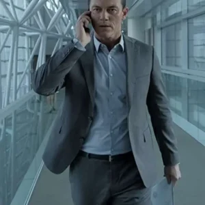 Luke Evans Crisis Grey Suit