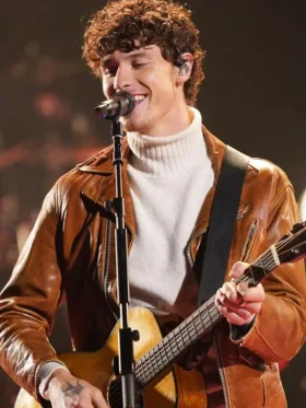 MTV EMA Shawn Mendes Brown Jacket