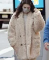Mabel Mora Only Murders In The Building Beige Fur Coat For Sale
