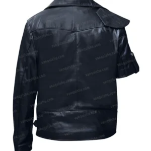 Mad Max Tom Hary Black Leather Jacket Back