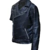 Mad Max Tom Hary Black Leather Jacket Side