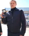 Marc Warren Van der Valk S03 Black Cotton Jacket For Sale