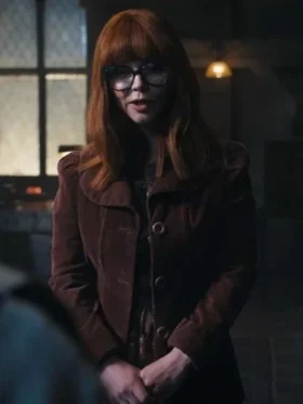 Marilyn Thornhill Wednesday Brown Jacket