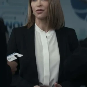 Marlo Burns Reacher Black Blazer