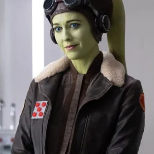 Mary Elizabeth Winstead Ahsoka Brown Leather Jacket