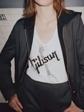 Master Crimes S02 Mia Delaunnay Gibson Print Shirt