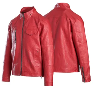 Matpat Red Leather Jacket Front