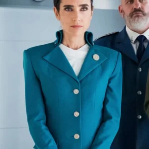 Melanie Cavill Snowpiercer Blue Blazer