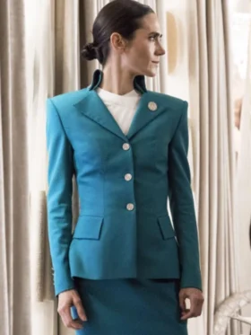 Melanie Cavill Snowpiercer Blue Blazer For Sale
