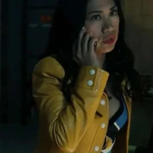Melody ‘Mel Bayani The Equalizer Yellow Leather Jacket For Sale