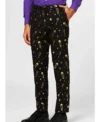 Mens Black Fancy Fireworks 2 Piece Suits Trouser