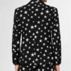Mens Black Starstruck Printed 2024 Suit Back