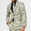 Mens Cashanova Printed Party Suit